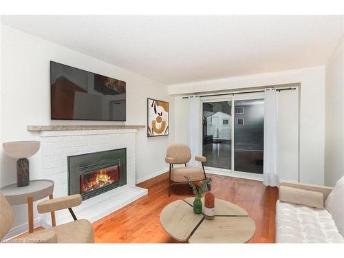 243 Highview Drive, Kitchener, ON - Indoor Photo Showing Living Room With Fireplace