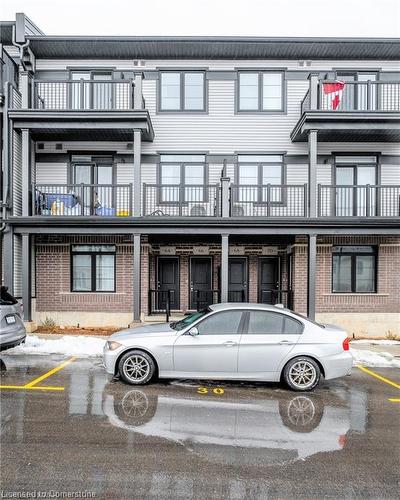 66 Wheat Lane, Kitchener, ON - Outdoor With Balcony With Facade