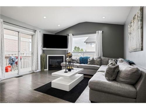 105 Joshua Road, Orangeville, ON - Indoor Photo Showing Living Room With Fireplace