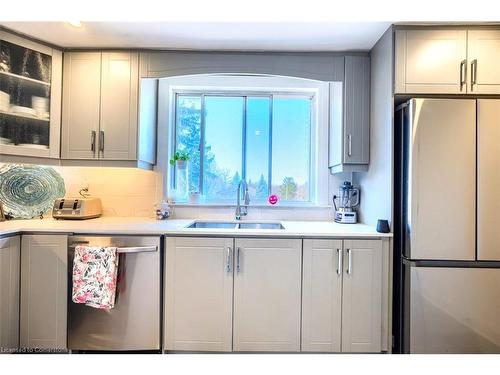 18 Ewing Street, Georgetown, ON - Indoor Photo Showing Kitchen With Double Sink