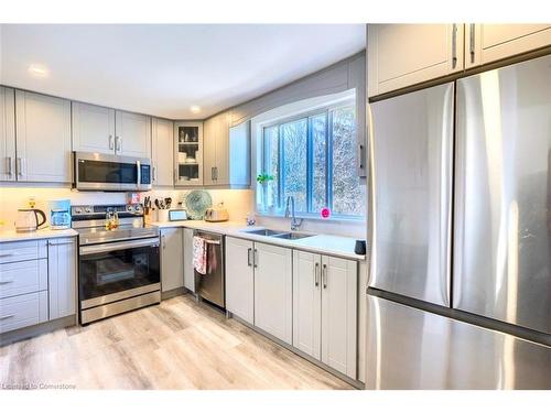 18 Ewing Street, Georgetown, ON - Indoor Photo Showing Kitchen With Double Sink