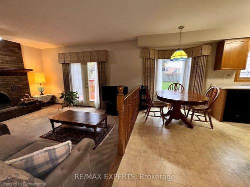 75 Wendy Crescent, London, ON - Indoor Photo Showing Living Room With Fireplace