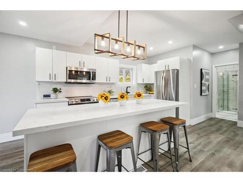 59 Stanley Street, Brantford, ON - Indoor Photo Showing Kitchen With Upgraded Kitchen