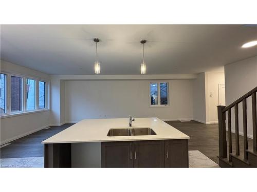 28 Sagewood Drive, Hamilton, ON - Indoor Photo Showing Kitchen With Double Sink