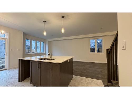 28 Sagewood Drive, Hamilton, ON - Indoor Photo Showing Kitchen With Double Sink