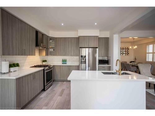 103 Kay Crescent, Fergus, ON - Indoor Photo Showing Kitchen With Stainless Steel Kitchen With Double Sink With Upgraded Kitchen