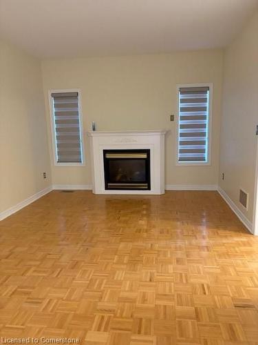 4781 Half Moon Grove, Mississauga, ON - Indoor Photo Showing Living Room With Fireplace