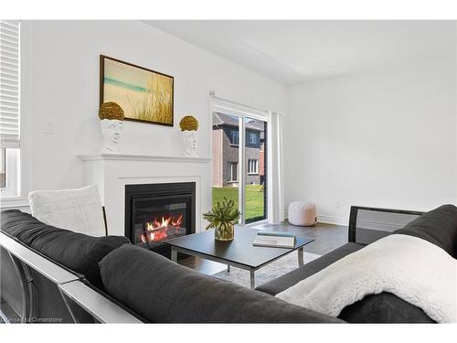 22 Autumn Drive Drive, Wasaga Beach, ON - Indoor Photo Showing Living Room With Fireplace