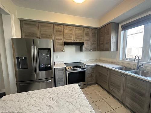 4 Amos Avenue, Brantford, ON - Indoor Photo Showing Kitchen With Double Sink