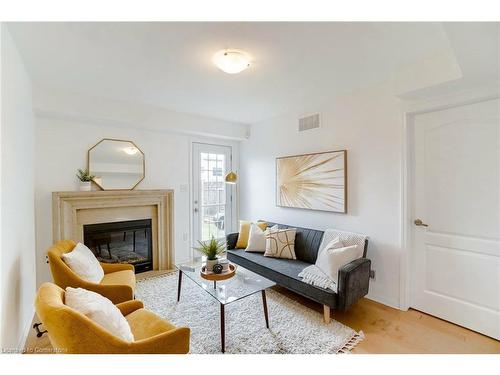 40 Ohara Lane, Ancaster, ON - Indoor Photo Showing Living Room With Fireplace