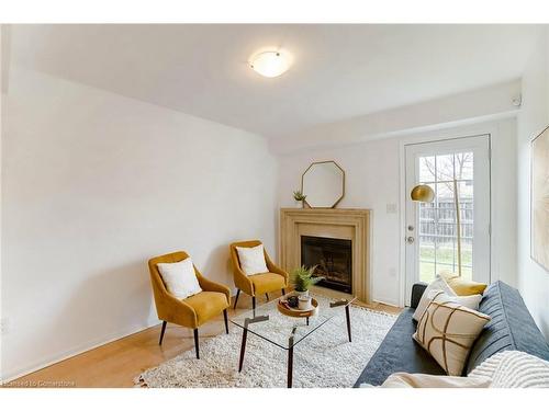 40 Ohara Lane, Ancaster, ON - Indoor Photo Showing Living Room With Fireplace