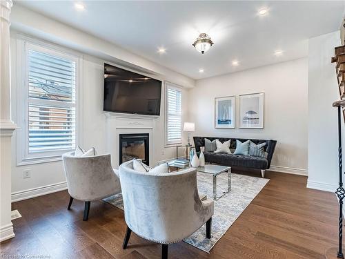 30 Wickson Street, Markham, ON - Indoor Photo Showing Living Room With Fireplace