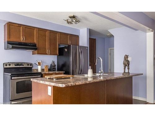 21 Lynch Crescent, Hamilton, ON - Indoor Photo Showing Kitchen With Double Sink