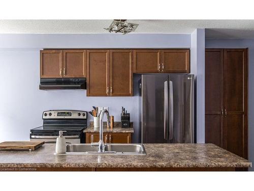 21 Lynch Crescent, Hamilton, ON - Indoor Photo Showing Kitchen With Double Sink