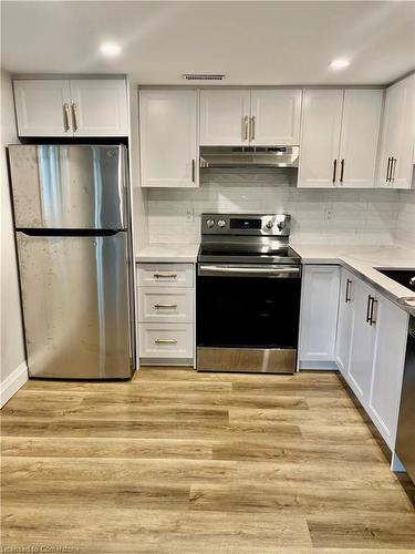 Bsmt-88 Luxury Avenue, Bradford, ON - Indoor Photo Showing Kitchen With Stainless Steel Kitchen