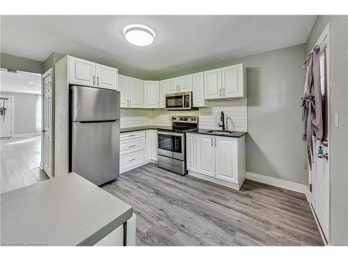 1383 Cannon Street E, Hamilton, ON - Indoor Photo Showing Kitchen With Stainless Steel Kitchen