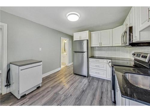 1383 Cannon Street E, Hamilton, ON - Indoor Photo Showing Kitchen With Stainless Steel Kitchen