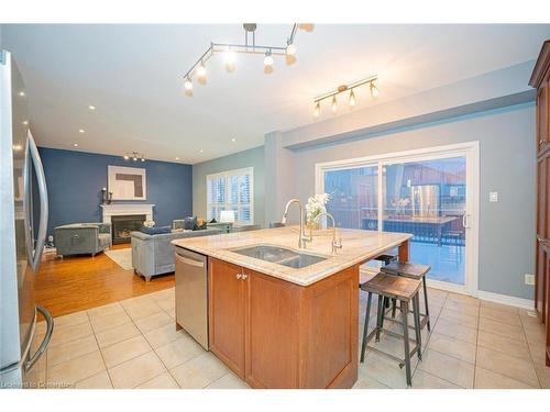 319 Robert Ferrie Drive, Kitchener, ON - Indoor Photo Showing Kitchen With Double Sink