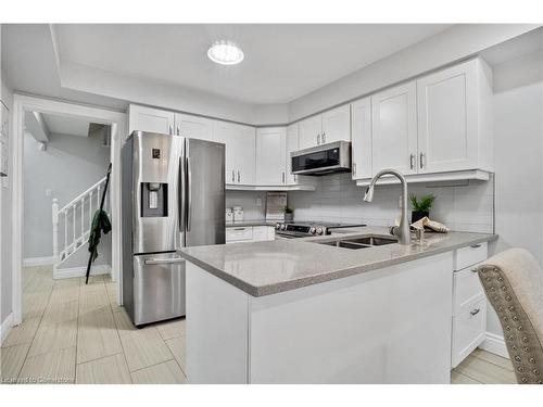 15 Briarfield Street, Kitchener, ON - Indoor Photo Showing Kitchen With Stainless Steel Kitchen With Double Sink