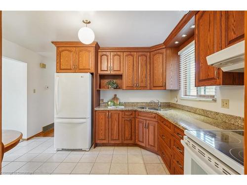 40 Forest Hill Crescent, Hamilton, ON - Indoor Photo Showing Kitchen With Double Sink