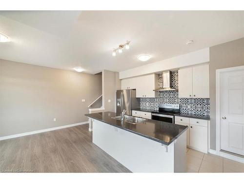 48 Oat Lane Lane, Kitchener, ON - Indoor Photo Showing Kitchen With Stainless Steel Kitchen With Upgraded Kitchen