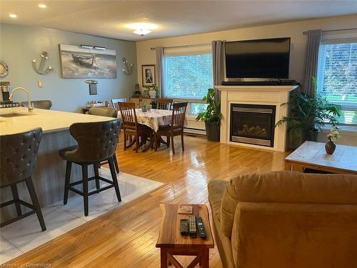 439 Mooney Crescent, Orillia, ON - Indoor With Fireplace