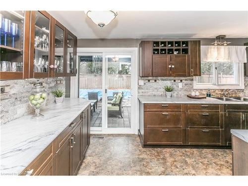 20 Chelvin Drive, Halton Hills, ON - Indoor Photo Showing Kitchen With Double Sink