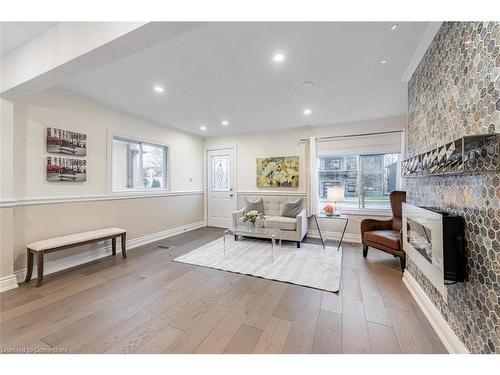 143 Stewart Street, Oakville, ON - Indoor Photo Showing Living Room With Fireplace