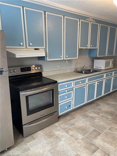 1-9 Oakdale Avenue, St. Catharines, ON - Indoor Photo Showing Kitchen With Double Sink