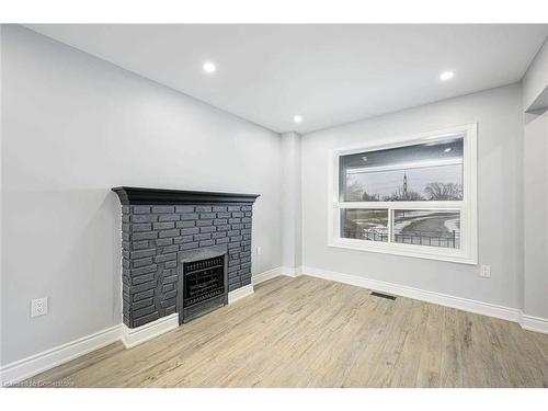 Upper-305 Weir Street N, Hamilton, ON - Indoor With Fireplace