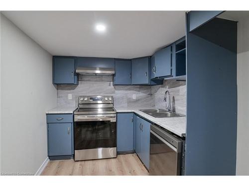 Lower-54 Dyer Crescent, Bracebridge, ON - Indoor Photo Showing Kitchen With Double Sink