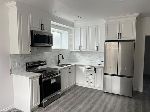 (Basment)-158 Tartan Avenue, Kitchener, ON - Indoor Photo Showing Kitchen With Double Sink