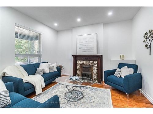 25 Boustead Avenue, Toronto, ON - Indoor Photo Showing Living Room With Fireplace