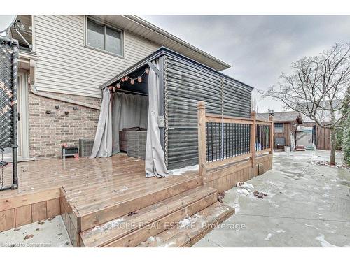 350 Lansdowne Avenue, Woodstock, ON - Outdoor With Deck Patio Veranda With Exterior