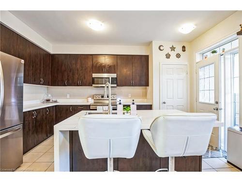 165 Etheridge Avenue, Milton, ON - Indoor Photo Showing Kitchen With Double Sink With Upgraded Kitchen