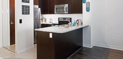 1111-339 Rathburn Road, Mississauga, ON - Indoor Photo Showing Kitchen With Double Sink