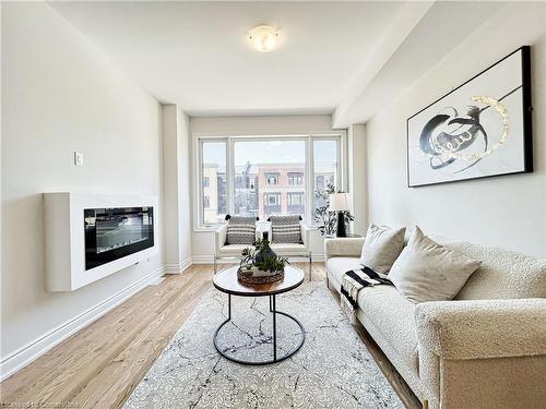 6 Marvin Avenue, Oakville, ON - Indoor Photo Showing Living Room With Fireplace