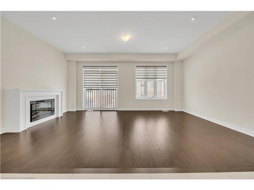 85 Grassbourne Avenue, Kitchener, ON - Indoor Photo Showing Living Room With Fireplace