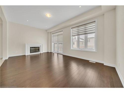 85 Grassbourne Avenue, Kitchener, ON - Indoor Photo Showing Living Room With Fireplace