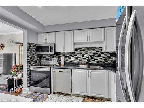 16 Mullis Crescent, Brampton, ON - Indoor Photo Showing Kitchen With Stainless Steel Kitchen With Double Sink