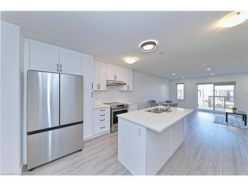 12 Roper Place, Kitchener, ON - Indoor Photo Showing Kitchen With Stainless Steel Kitchen With Double Sink With Upgraded Kitchen