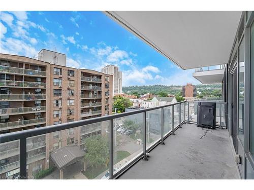 604-212 King William Street, Hamilton, ON - Outdoor With Balcony With View With Exterior