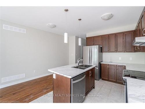 249 Louise Street, Welland, ON - Indoor Photo Showing Kitchen With Double Sink