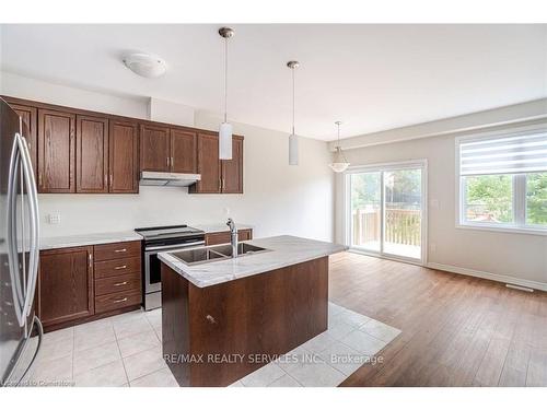 249 Louise Street, Welland, ON - Indoor Photo Showing Kitchen With Double Sink