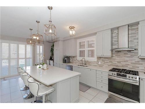 64 Wannamaker Crescent, Cambridge, ON - Indoor Photo Showing Kitchen With Double Sink With Upgraded Kitchen