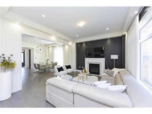 115 Threshing Mill Boulevard, Oakville, ON - Indoor Photo Showing Living Room With Fireplace