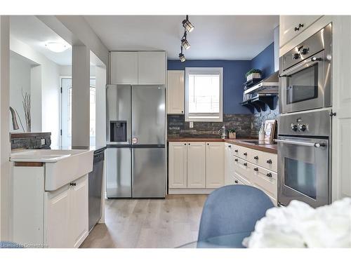 172 Sanatorium Road, Hamilton, ON - Indoor Photo Showing Kitchen With Stainless Steel Kitchen