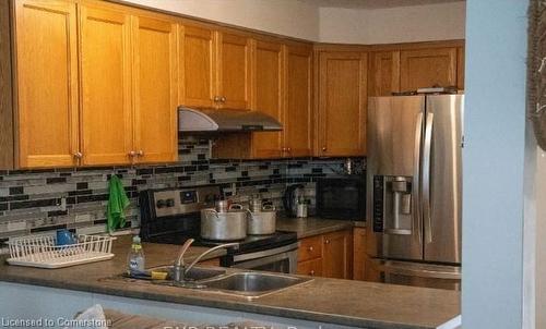 8 Mountain Laurel Crescent, Kitchener, ON - Indoor Photo Showing Kitchen With Double Sink