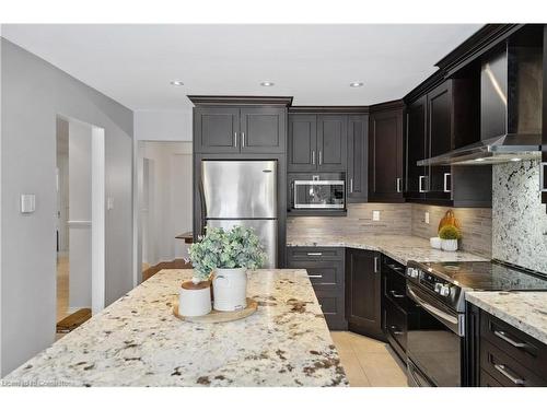 3962 Renfrew Crescent, Mississauga, ON - Indoor Photo Showing Kitchen With Upgraded Kitchen