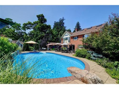 5189 Eighth Line, Milton, ON - Outdoor With In Ground Pool With Backyard